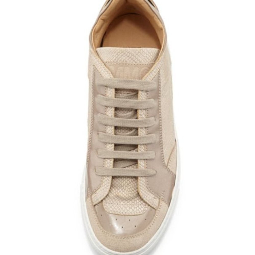 Unisex MM6 Maison Margiela embossed lowtop sneaker - Picture 3 of 12